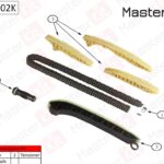Комплект цепи ГРМ MB W211/221/164 OM272/273 06- без звездочек 77B0002K MasterKit