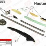 Комплект цепи ГРМ Audi A3/A4/A5,Volkswagen PASSAT 1.8-2.0 TFSI 06- MASTERKIT