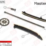 Комплект цепи ГРМ Volkswagen Beetle 2012-, Caddy 2010-, Golf 2011-, Golf Plus 2011-, Polo 2010-, Touran 2010- 77B0101FK MasterKit