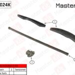 Комплект цепи ГРМ (без звездочек) HYUNDAI,KIA i20/i30/SOLARIS IV/CEE'D/RIO III G4FA 06- 77B0024K MasterKit