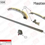 Комплект цепи ГРМ TOYOTA 1NR-FE 77B0151K MasterKit