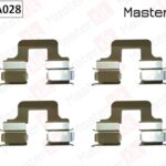 Комплект установочный тормозных колодок Skoda OCTAVIA II (1Z3) 2004 - 2013 MASTERKIT 77AA028