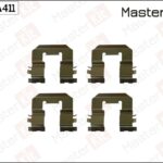 Комплект установочный тормозных колодок Hyundai SANTA FE III (DM) 2012 - MASTERKIT