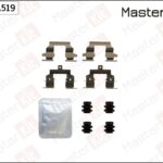 Комплект установочный тормозных колодок Nissan QASHQAI / QASHQAI +2 I (J10, JJ10) 2006 - 201 MASTERKIT