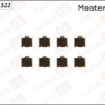 Комплект установочный тормозных колодок Kia K2500 (SD) 2001 - MASTERKIT