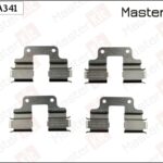 Комплект установочный тормозных колодок зад. Land Rover FREELANDER 2 (L359) 2006 - 2014 MASTERKIT