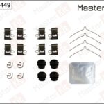 Комплект установочный тормозных колодок Toyota RAV 4 IV (_A4_) 2012 - MASTERKIT