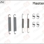 Комплект установочный барабанных колодок LADA 110 (2110) 1995 - 2012 MASTERKIT 77AP252
