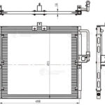 Радиатор кондиц. для а/м Mercedes-Benz G (W463) (90-) (LRAC 1550) LUZAR