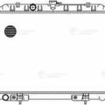 Радиатор охл. для а/м Nissan X-Trail T30 (01-) 2.0i/2.5i AT (исполн. д/России) (LRc 1418) LUZAR