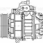 Компрессор кондиц. для а/м Ford Explorer (11-) 3.5i (с эл. магнит. клапаном) (LCAC 1013) LUZAR