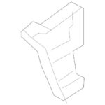 Кронштейн ручки тросика замка капота VAG