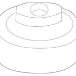 Сайлентблок переднего рычага передний VAG