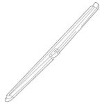 Щетка стеклоочистителя бескаркасная задняя 360мм VAG