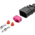 Разъем 1J0973852 (2pin) 2 контакта вентилятора охлаждения двигателя для Audi, Ford, Seat, Volkswagen CARGEN