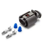 Разъем 357973202 (2pin) 2 контакта заднего датчика ABS для Audi, Seat, Skoda, Volkswagen. CARGEN