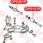 Сайлентблок нижнего рычага передней подвески VTR
