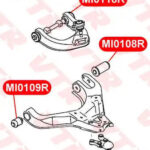 Сайлентблок нижнего рычага передней подвески, пере VTR