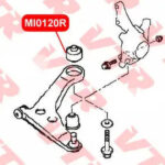 Сайлентблок нижнего рычага, задний VTR MI0120R
