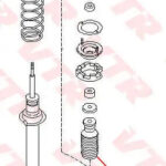 Чехол стойки амортизатора задней подвески VTR NI2103R
