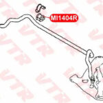 Втулка стабилизатора передней подвески, внутренняя VTR MI1404R