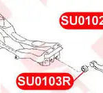 Сайлентблок рычага передней подвески, задний VTR