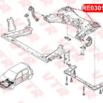 Сайлентблок подрамника VTR RE0301R