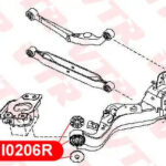 Сайлентблок рычага задней подвески с шайбами VTR NI0206R