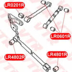 Сайлентблок заднего продольного рычага VTR