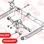 Полиуретановый сайлентблок тяги задней подвески, п VTR