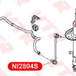 Тяга стабилизатора передней подвески, левая VTR NI2804S