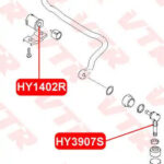 Втулка стабилизатора передней подвески VTR