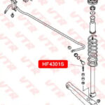 Тяга стабилизатора задней подвески VTR