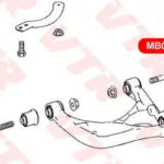 Сайлентблок нижнего рычага задней подвески VTR
