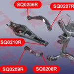 Сайлентблок рычага задней подвески, задний VTR