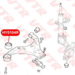 Сайлентблок переднего рычага, задний VTR