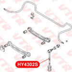 Тяга стабилизатора задней подвески VTR