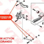 Сайлентблок тяги задней подвески VTR