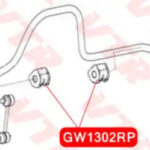 Полиуретановая втулка стабилизатора задней подвеск VTR
