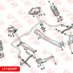 Полиуретановая втулка стабилизатора передней подве VTR