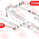 Сайлентблок балки задней подвески VTR