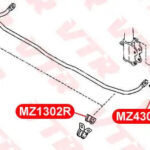 Тяга стабилизатора задней подвески VTR