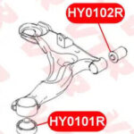 Сайлетблок переднего рычага верхнего VTR