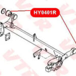 Сайлентблок задней балки VTR