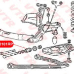 Сайлентблок нижнего рычага передней подвески ВАЗ 2121, 2123 (полиуретан) VTR