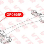 Сайлентблок балки задней подвески VTR