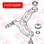 Полиуретановый сайлентблок рычага передней подвеск VTR