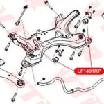 Полиуретановая втулка стабилизатора передней подве VTR LF1401RP
