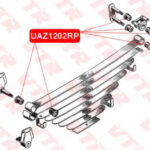 Втулка рессоры УАЗ Хантер,Патриот (полиуретан) VTR