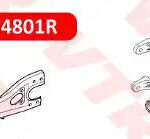 Сайлентблок продольного рычага задней подвески, левый VTR HY4801R